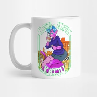 Naga Kaiju comics and coffee Mug